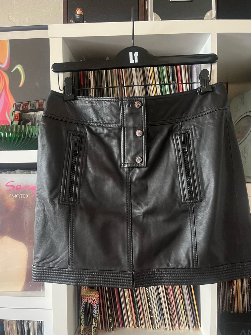 Tommy Hilfiger leather mini skirt size 8